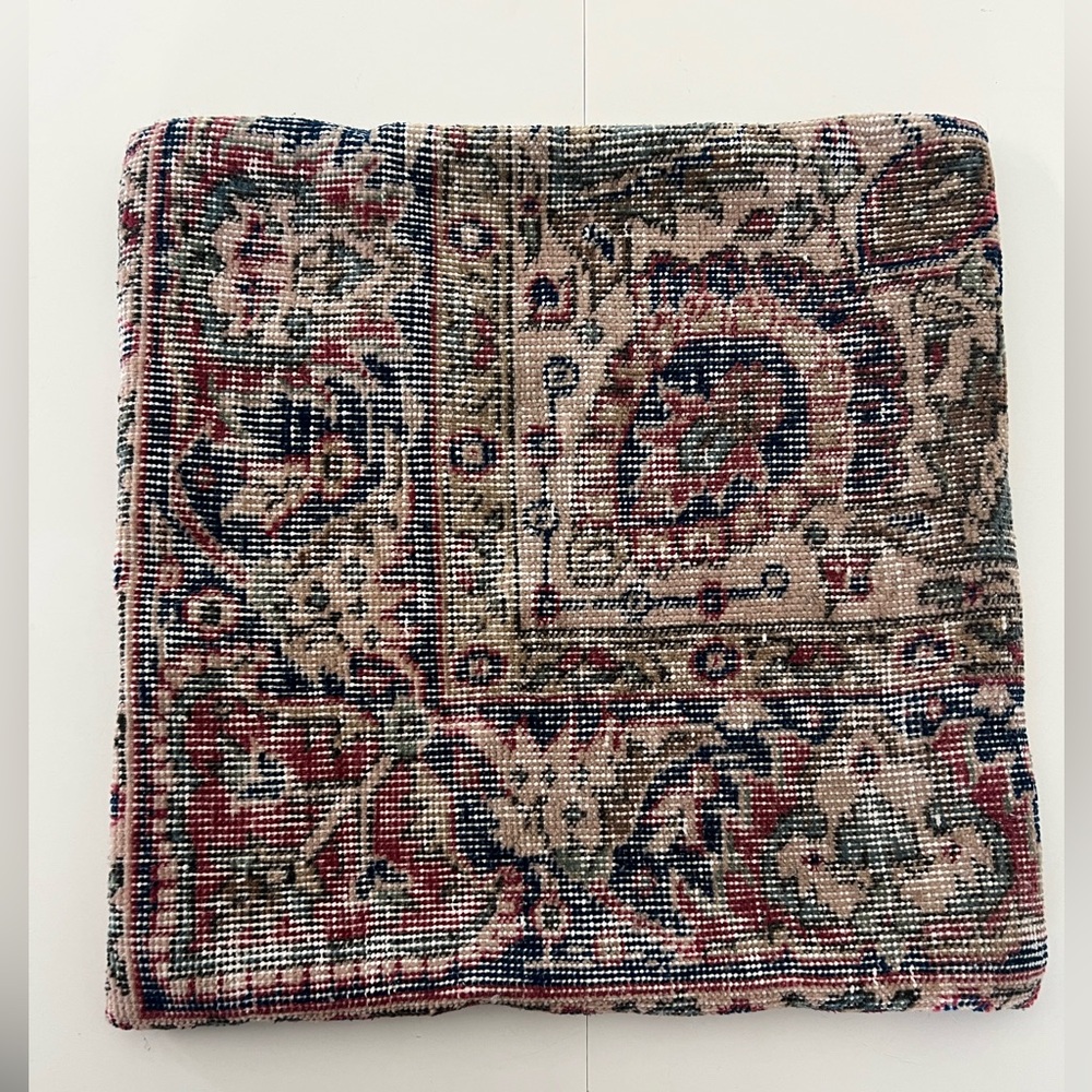 IKEA BORKARV 20”x 20” Wool Carpet Square Accent Throw Pillow Cover